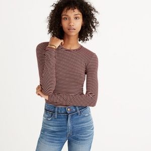 Madewell Long-Sleeve Crewneck Bodysuit